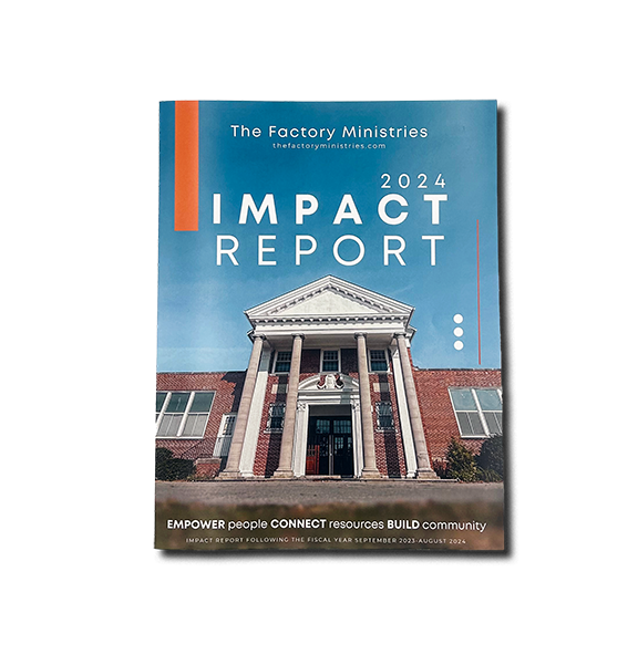 Front paper cover of multi-page report