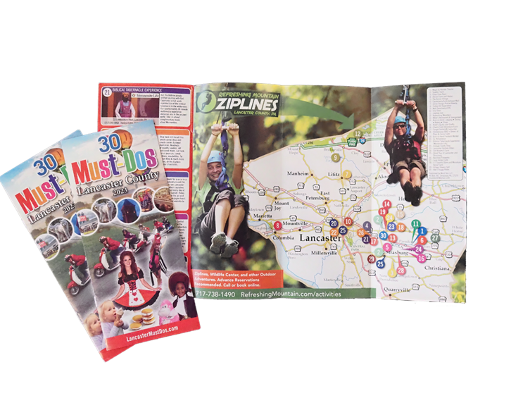Tour Rack Brochure w Fold-out Map